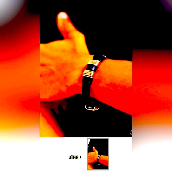 🔥💪🏼MEN❗️SO COOL❗️PAPARAZZI “HARDWARE HUSTLE” BLACK URBAN BRACELET❗️💪🏼🔥 - Picture 4 of 4